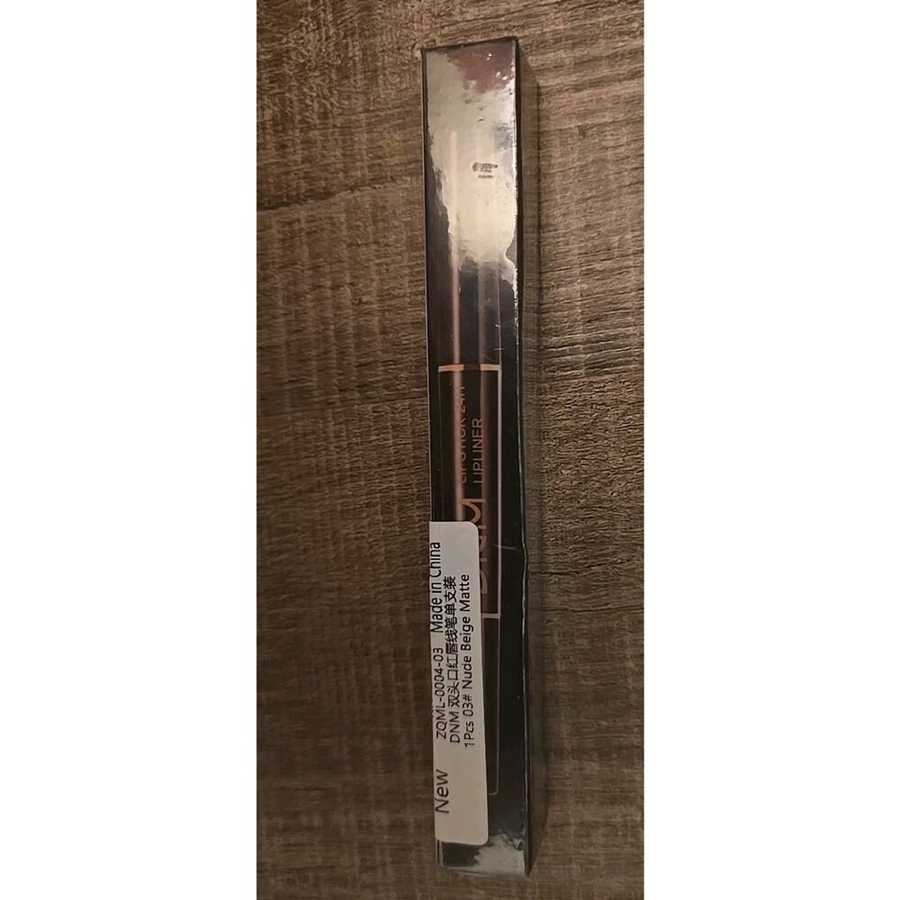 DNM Matte Lipstick & Lip Liner One 24H Shade #03 Nude Beige Matte 2.2 g. Sealed